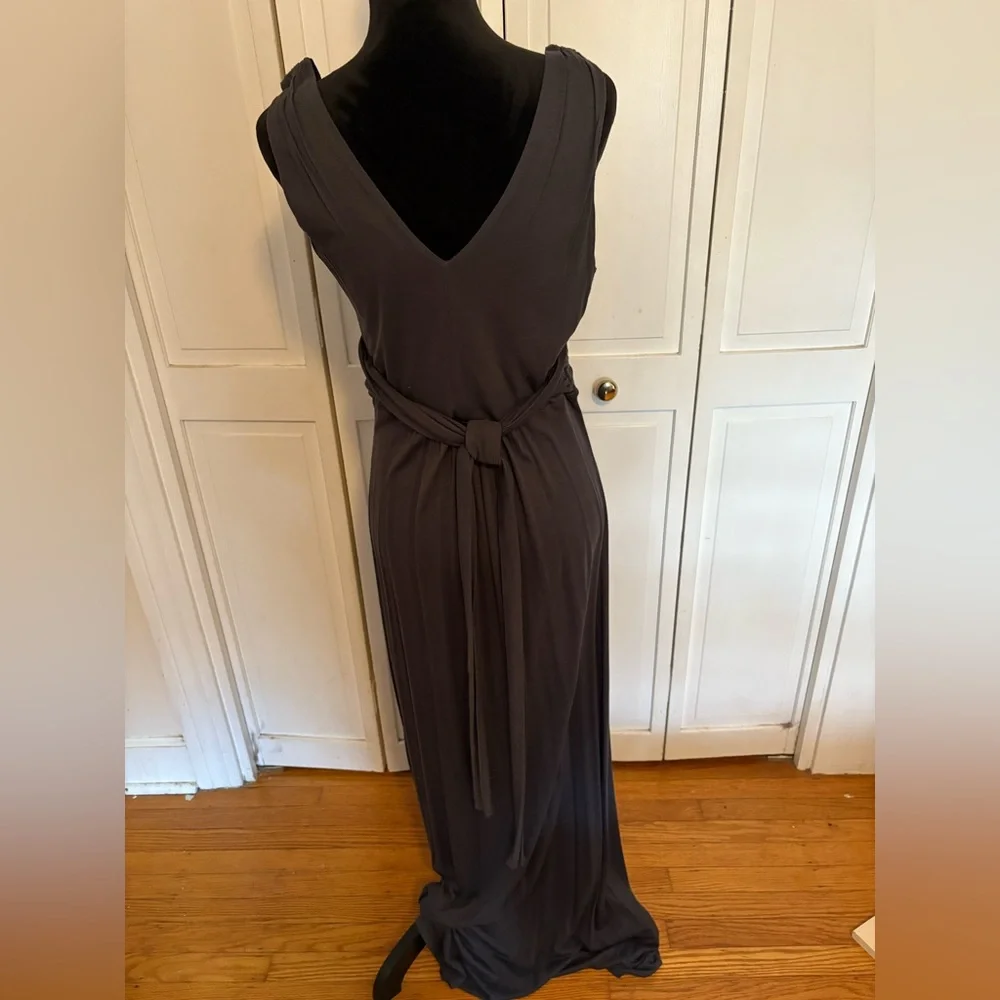 To the Max Charcoal Sleeveless Maxi Dress - Picture 3 of 5